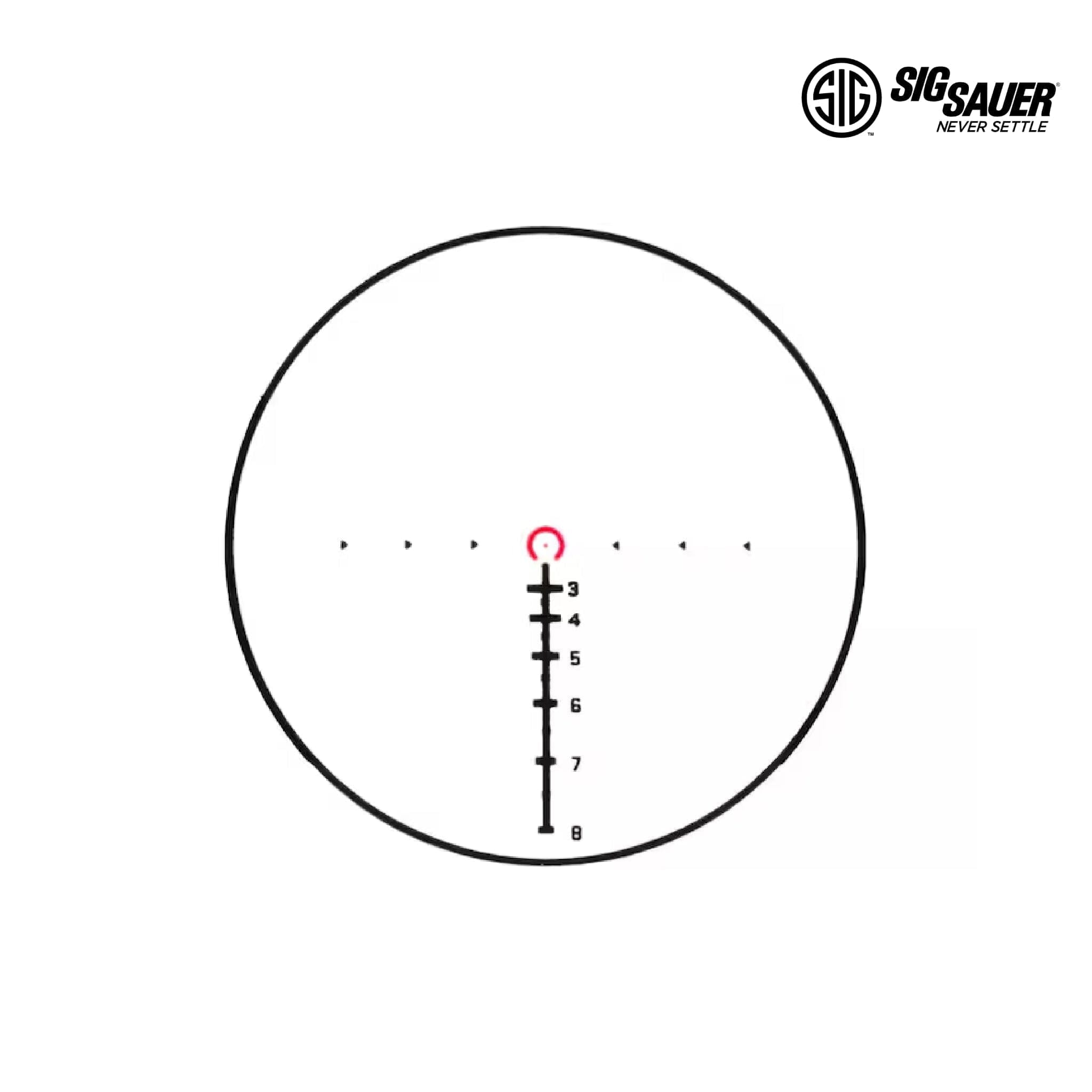 SIG Sauer TANGO6T 1-6x24 FFP LPVO Rifle Scope 5.56/7.62 Horseshoe Dot, product image 4