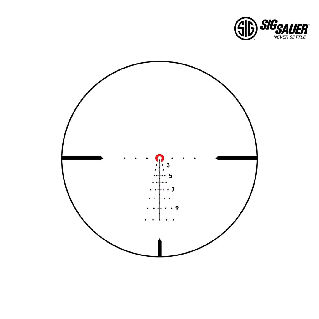 SIG Sauer TANGO6T 1-6x24 FFP Riflescope - Hellfire DWLR6 Reticle Rifle Scope SIG Sauer 