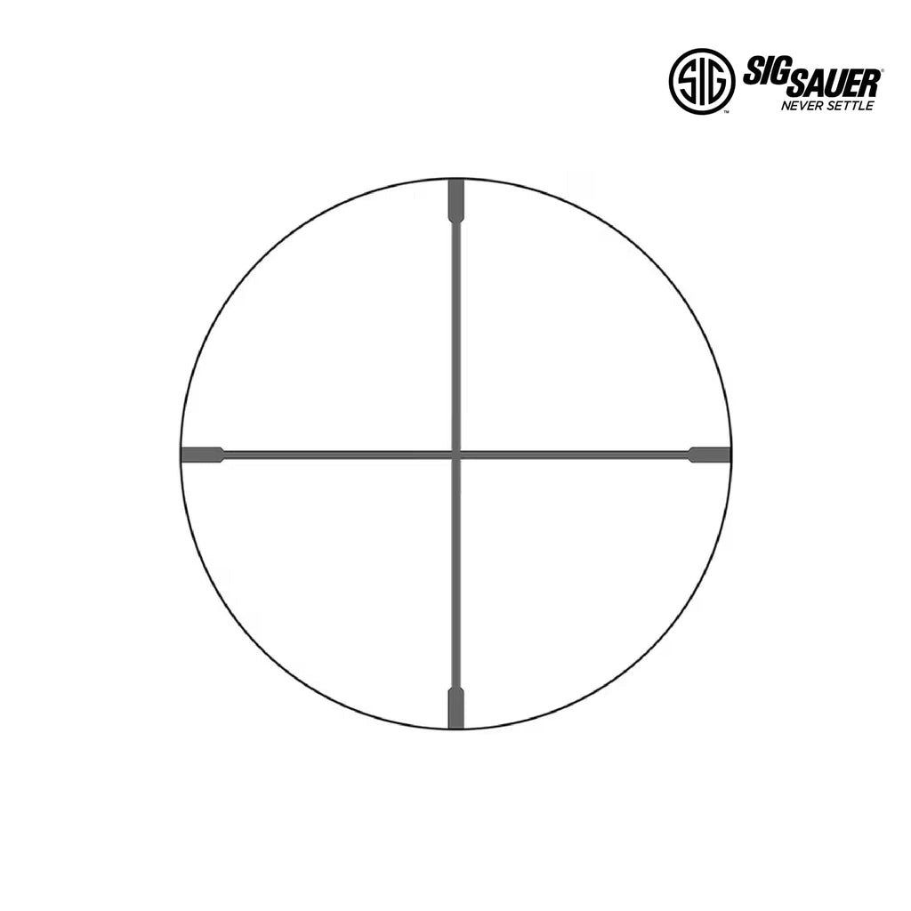 SIG Sauer WHISKEY6 3-18x44 Riflescope - QuadPlex Reticle Rifle Scope SIG Sauer 