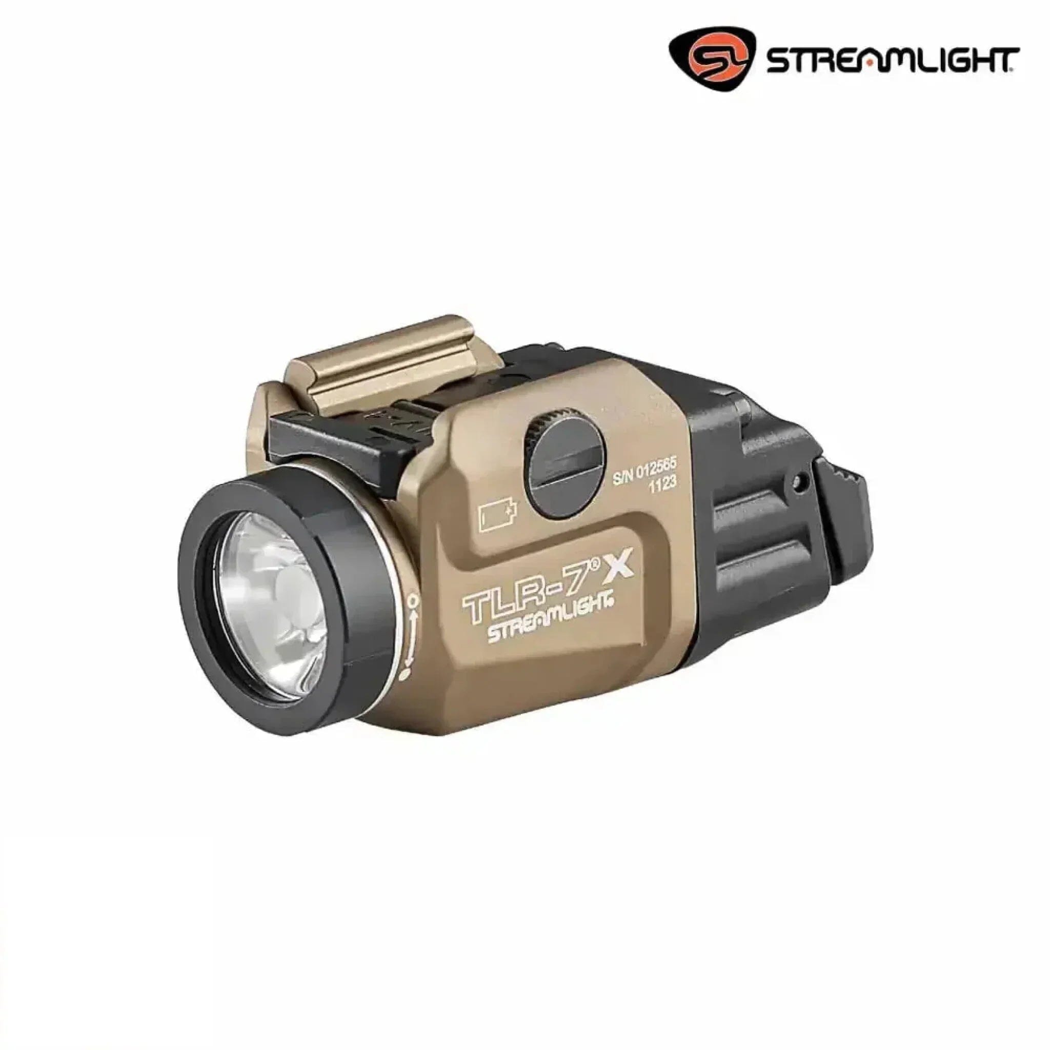 Streamlight TLR-7X 500 Lumen Rail-Mounted Tactical Weapon Light - Flat Dark Earth - 69429 Weapon Light Streamlight 