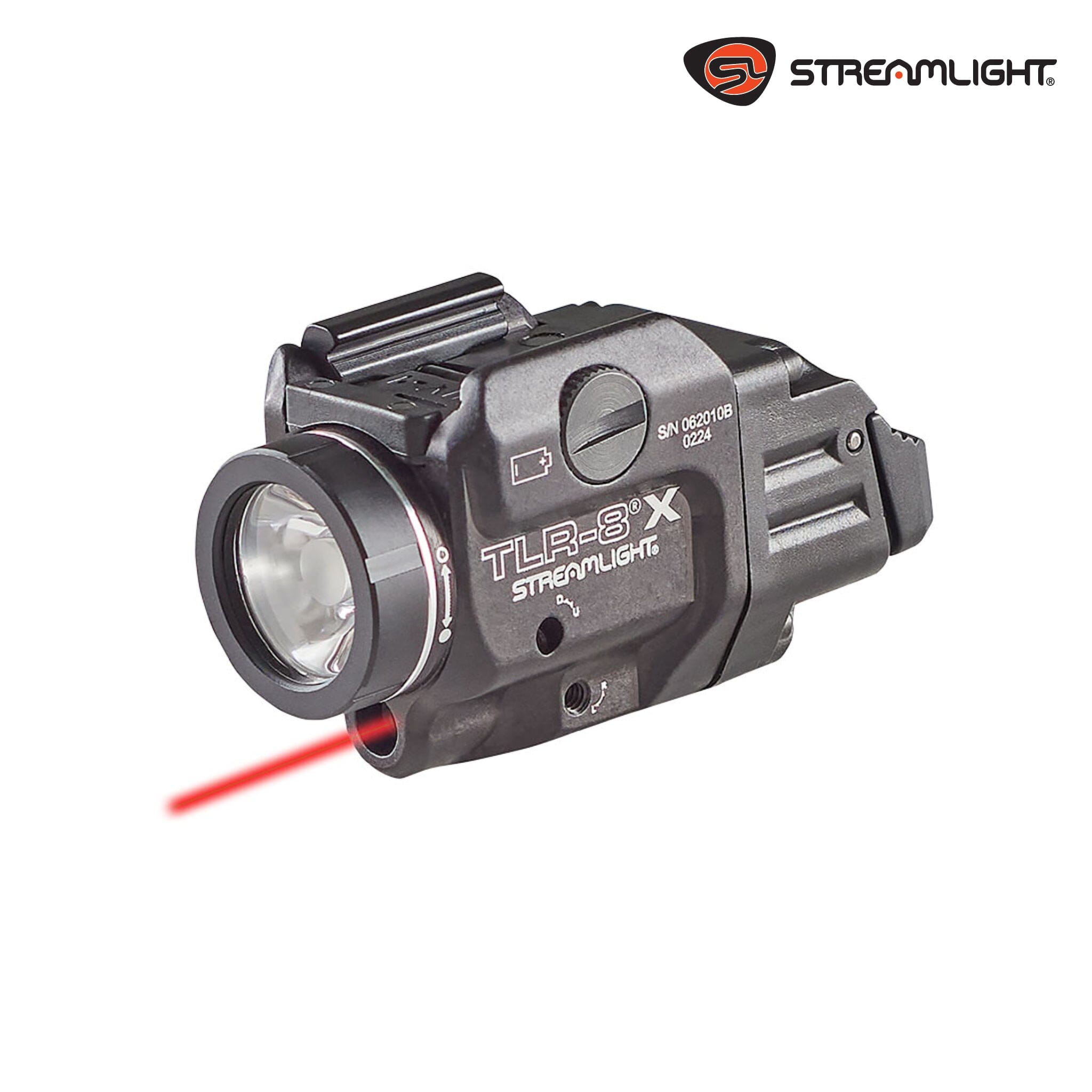 Streamlight TLR-8 X 500-Lumen Rail-Mounted Light with Red Laser – Multi-Fuel | 69414 Weapon Light Streamlight 