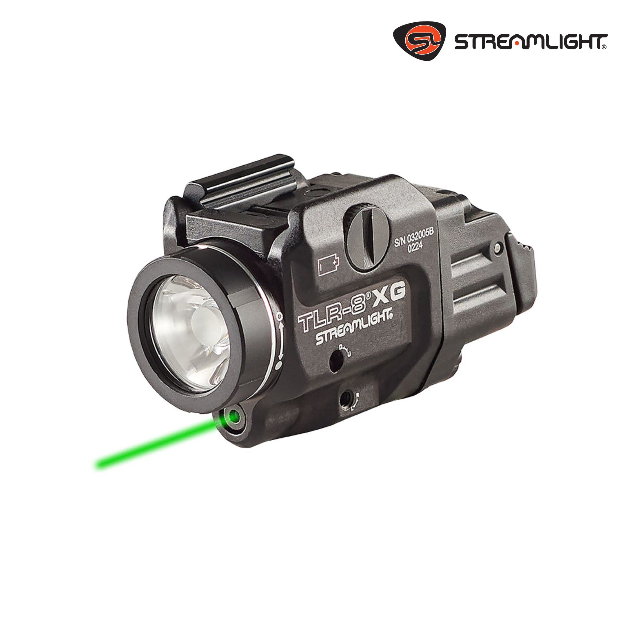Streamlight TLR-8X G 500-Lumen Weapon Light with Green Laser – Picatinny Rail | 69434 Weapon Light Streamlight 