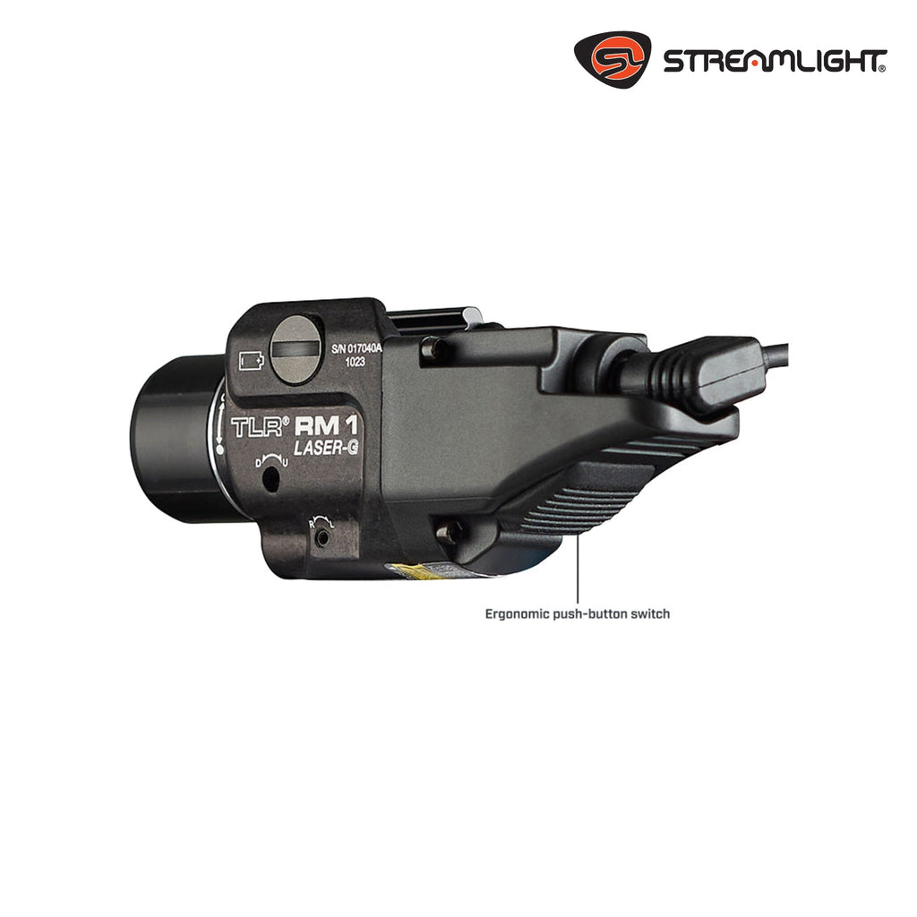Streamlight TLR RM 1 500 Lumen Rail-Mounted Tactical Weapon Light with Green Laser – Picatinny Rifle Light | 69444 Weapon Light Streamlight 