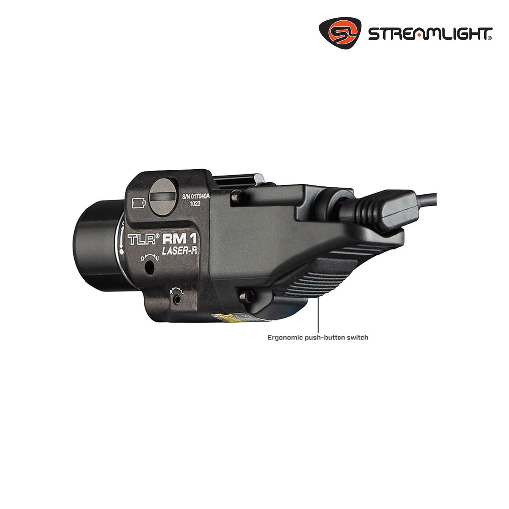 Streamlight TLR RM 1 Laser 500 Lumen Rail-Mounted Tactical Weapon Light with Red Laser – Picatinny Rifle Light | 69445 Weapon Light Streamlight 