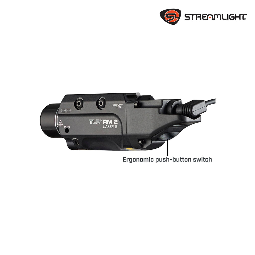 Streamlight TLR RM 2 Laser-G 1000 Lumen Rail-Mounted Tactical Weapon Light with Green Laser | 69454 Weapon Light Streamlight 