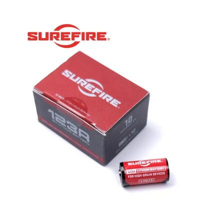 SureFire CR123A Lithium Batteries Box of 12 SF12-BB Weapon Light Accessories SureFire 