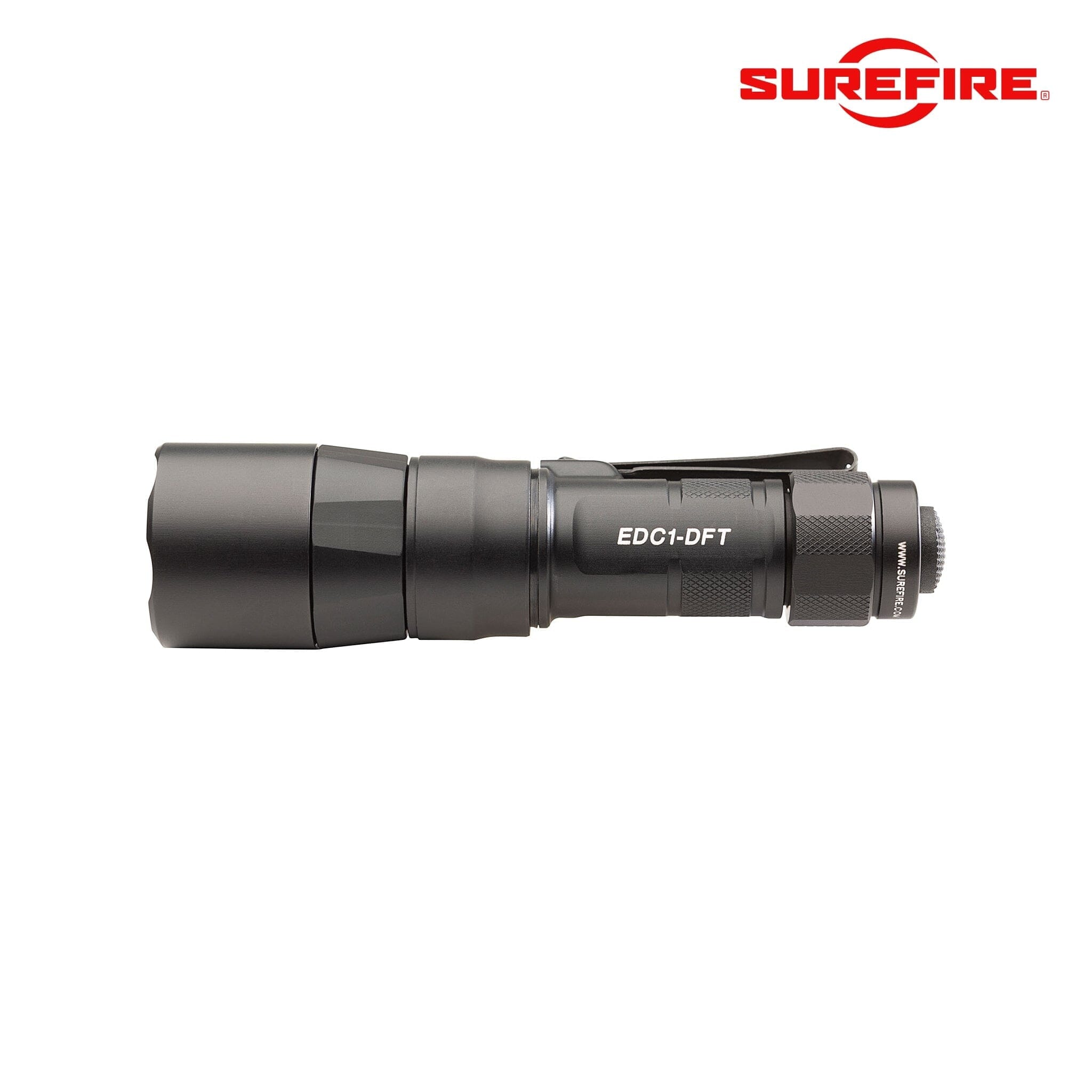 SureFire EDC1-DFT-BK Turbo Dual-Fuel LED Flashlight – 650 Lm, 95,000 Cd Beam, Dual-Fuel Flashlight SureFire 