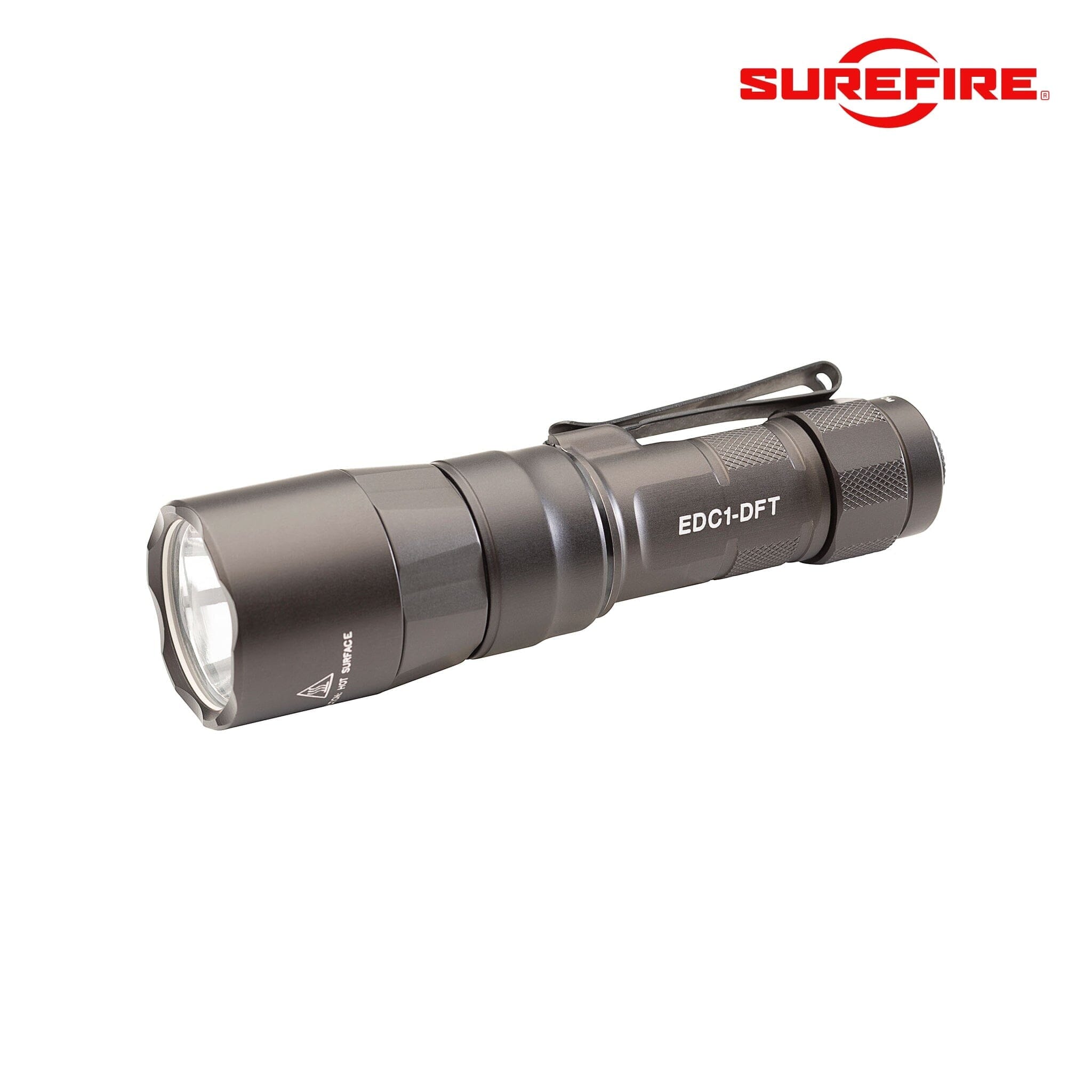 SureFire EDC1-DFT-HA Turbo Dual-Fuel LED Everyday Carry Flashlight – 650 Lumens & 95,000 Cd Beam Flashlight SureFire 