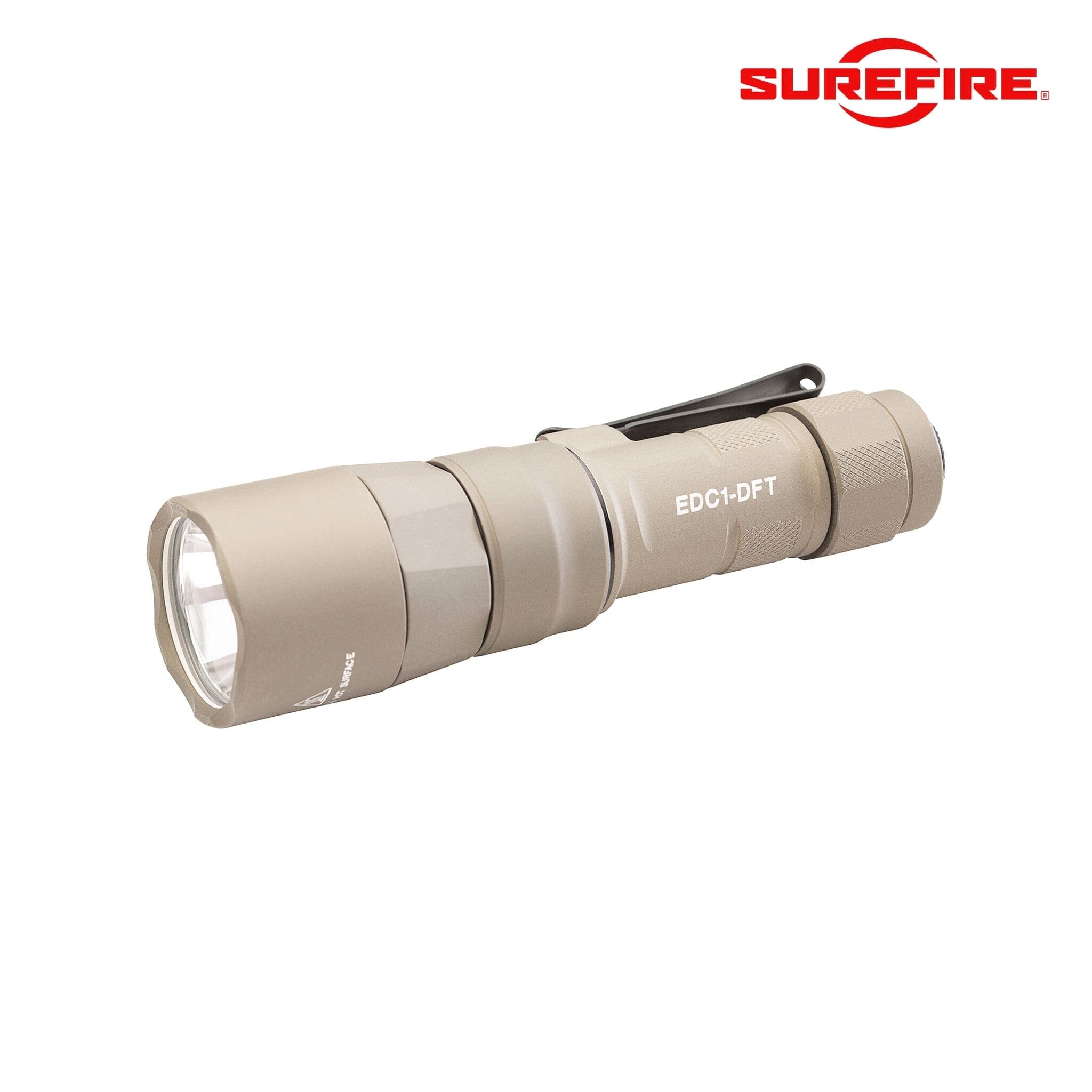 SureFire EDC1-DFT-TN Dual-Fuel Turbo LED Everyday Carry Flashlight – 650 Lumens & 95,000 Cd Flashlight SureFire 