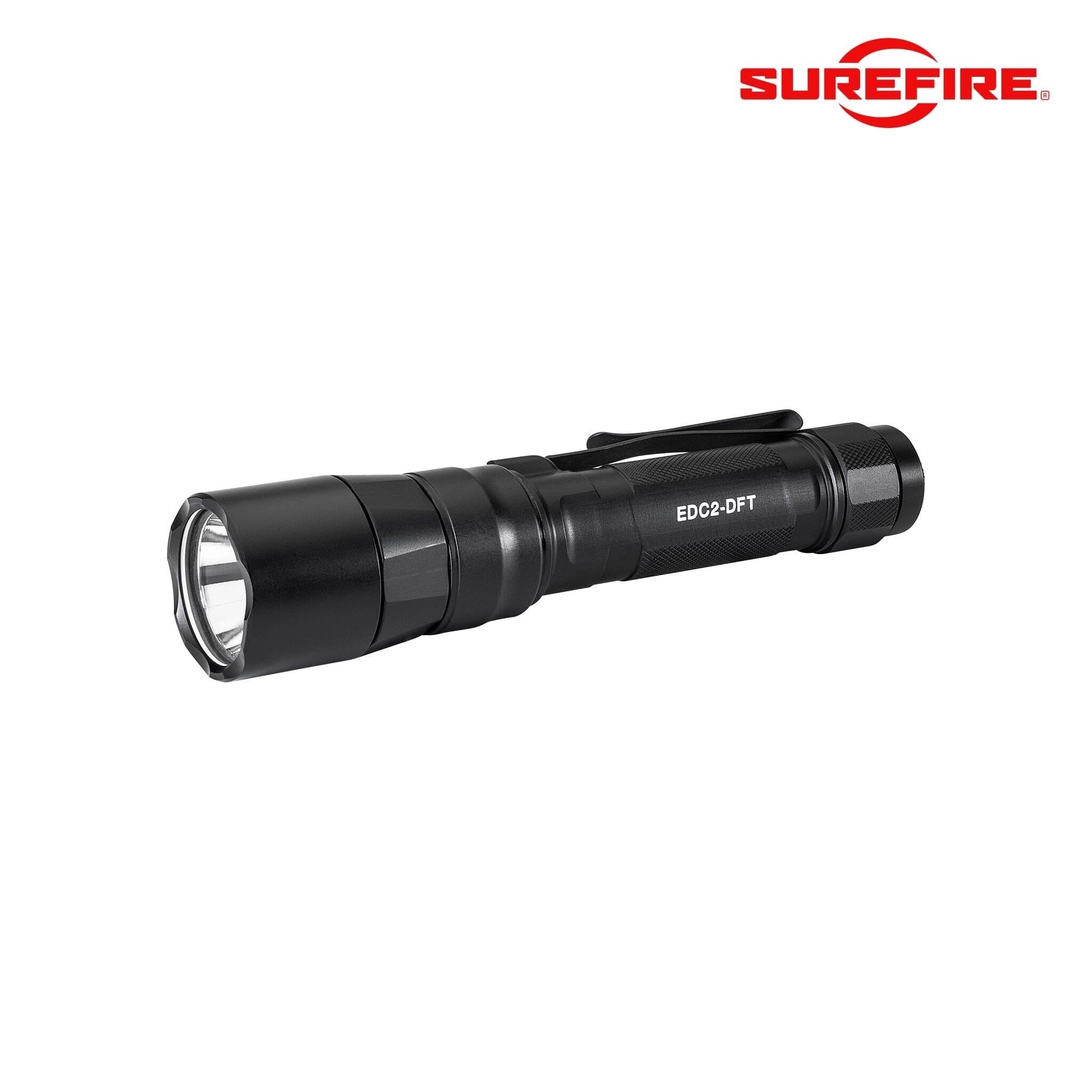 SureFire EDC2-DFT Dual Fuel Turbo LED Flashlight – 700/25 Lumens, High Candela Beam – EDC2-DFT-BK Flashlight SureFire 
