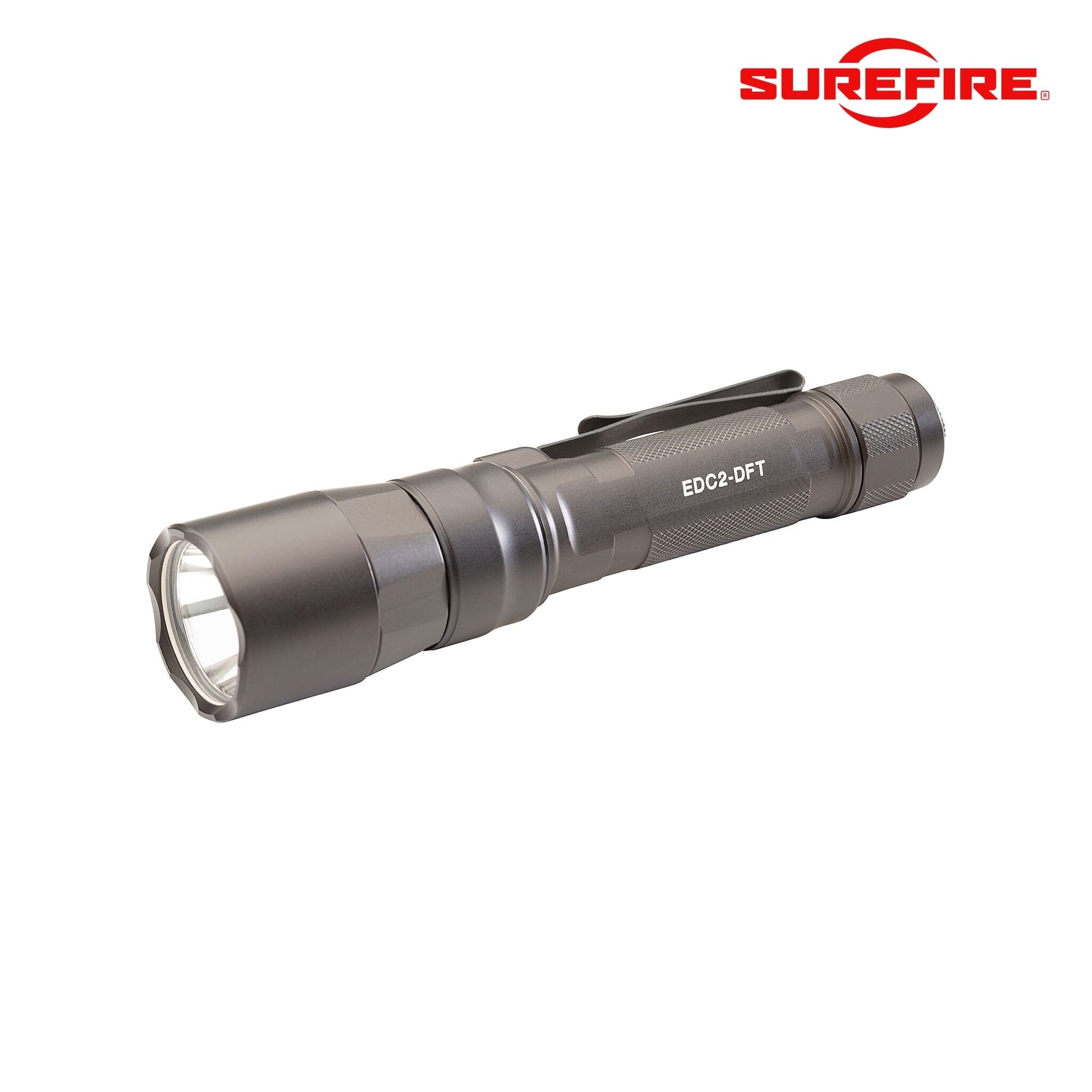 SureFire EDC2-DFT-HA Turbo Dual-Fuel High-Candela LED Everyday Carry Flashlight – 700 Lm & 100,000 Cd Beam Flashlight SureFire 