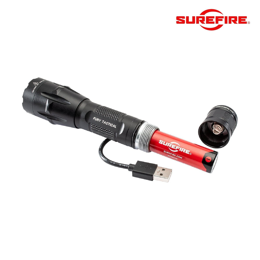 SureFire FURY-DFT Dual Fuel Tactical LED Flashlight – 1500 Lumens, High Candela Flashlight SureFire 