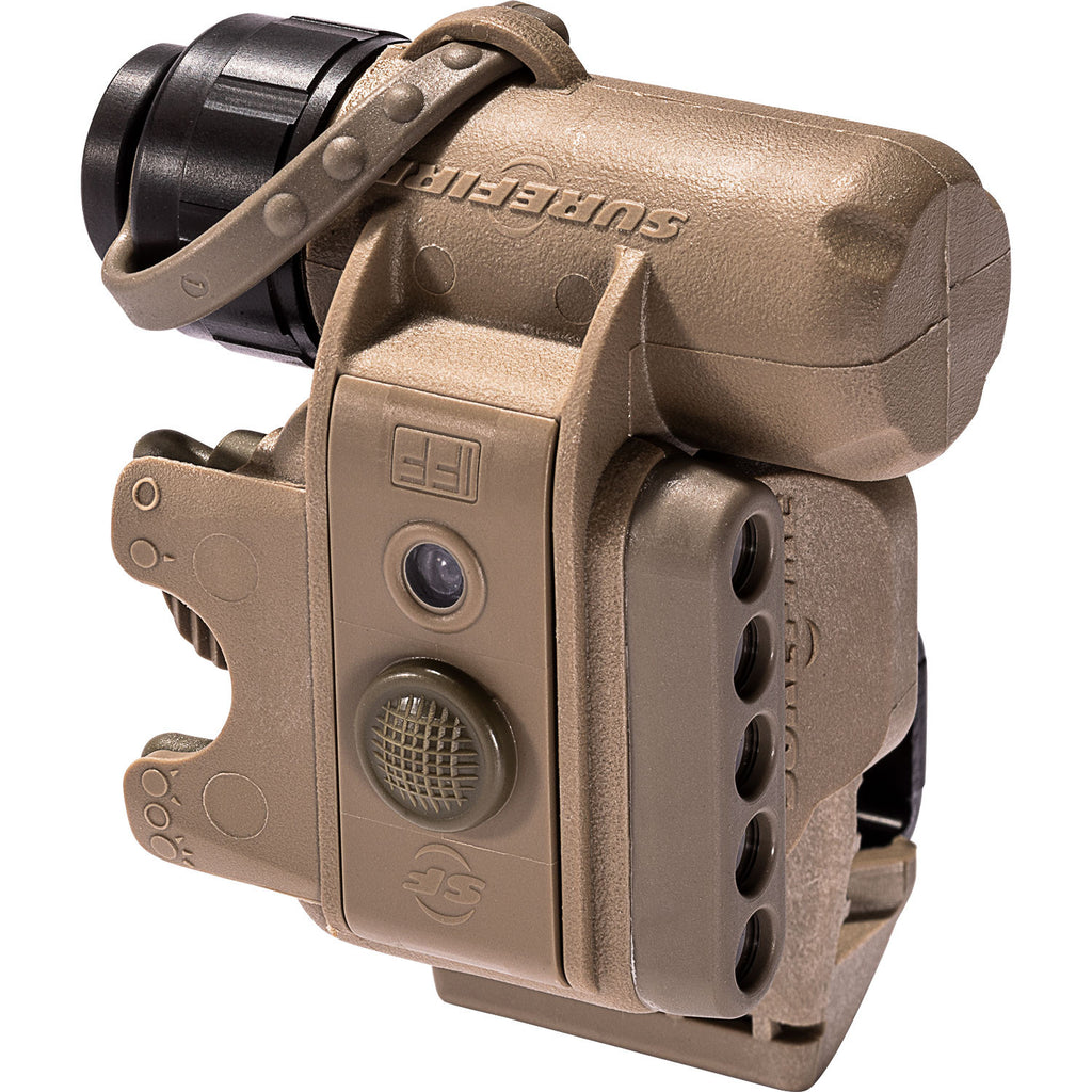 SureFire HL1 HelmetLight, White/IR LED, Tan, SKU HL1-B-TN