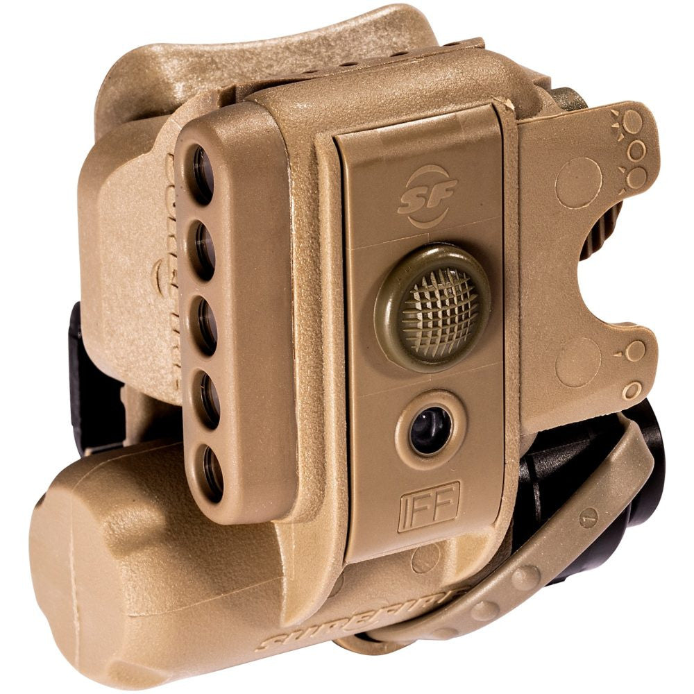 SureFire HL1 HelmetLight, White/Red LED, Tan, SKU HL1-C-TN