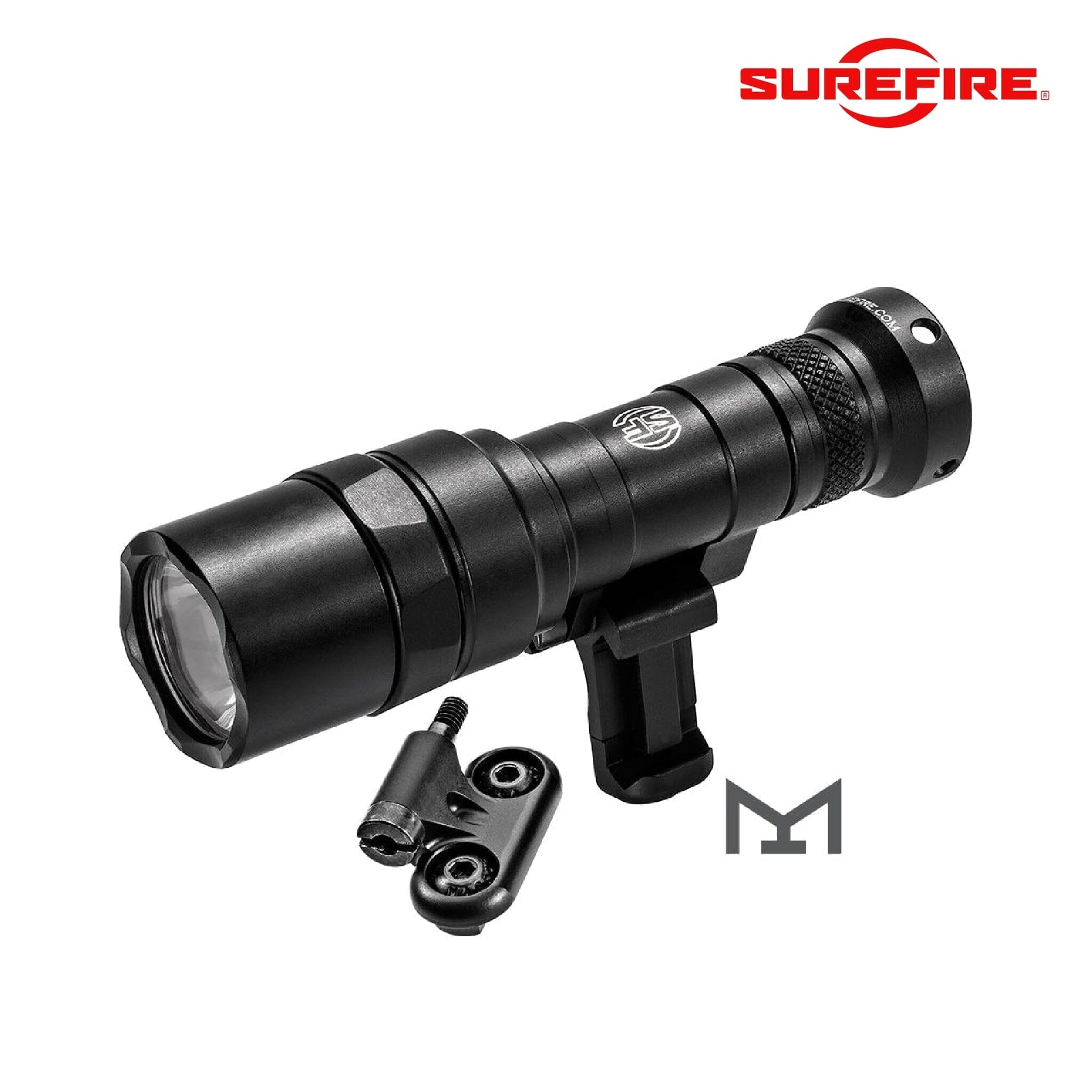 SureFire M340C-BK-PRO Mini Scout Light Pro LED Weapon Light – 500 Lumens, Hybrid Beam, Low-Profile Mount Weapon Light SureFire 