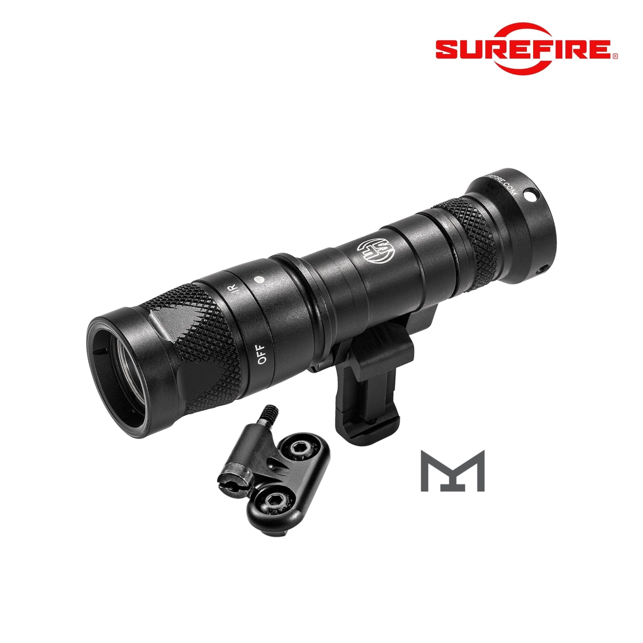 SureFire M340V-BK-PRO Mini Infrared Scout Light Pro – 250 Lumens White & 100 mW IR Output, 190 m Beam Weapon Light SureFire