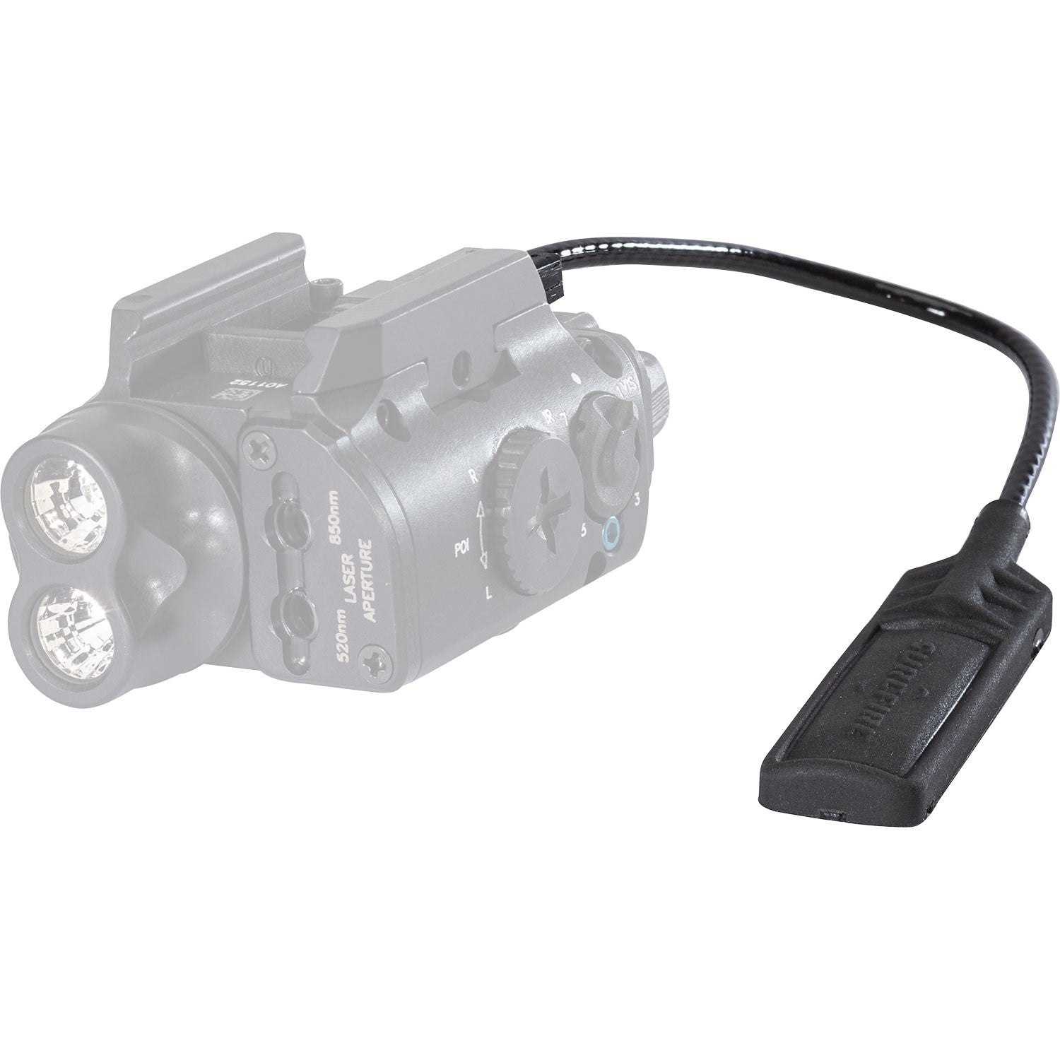 SureFire RSR-SR07 Remote Switch Rifle, Rail-Grabber, angled view