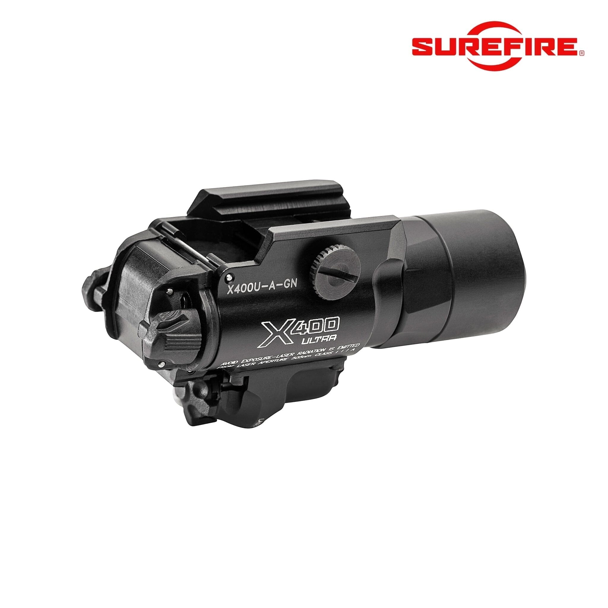 SureFire X400U-A Ultra Weapon Light, Green Laser, Black, product image 5