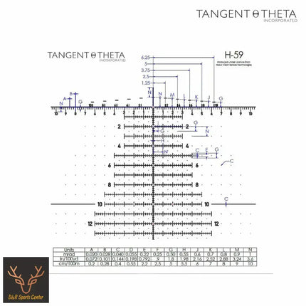 Tangent Theta TT525P 5-25x56mm Rifle Scope HORUS H59 Reticle Black 800100-0007 Rifle Scope Tangent Theta 