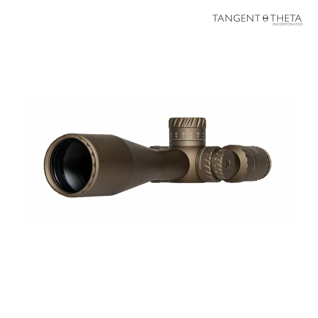 Tangent Theta TT525P Professional Marksman 5-25x56mm Illum 34mm .1 MRAD Adj. JTAC Coyote Brown Riflescope - 800100-0510 Rifle Scope Tangent Theta 