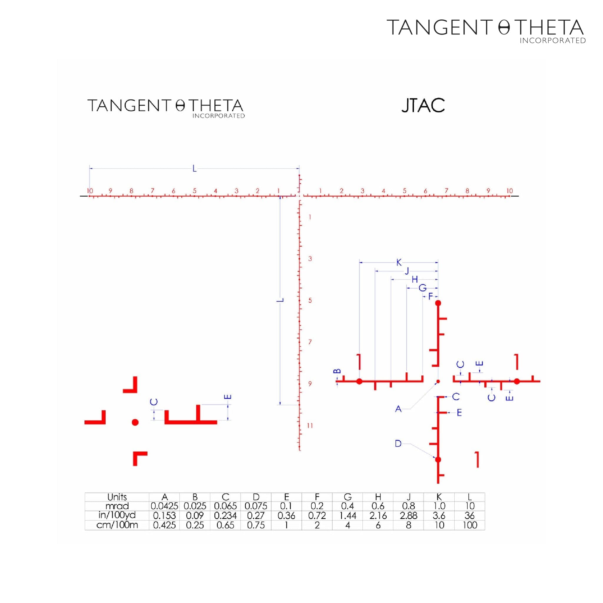 Tangent Theta TT525P Professional Marksman 5-25x56mm Illum 34mm .1 MRAD Adj. JTAC Coyote Brown Riflescope w/AIF Turrets 800100-0610 Rifle Scope Tangent Theta 