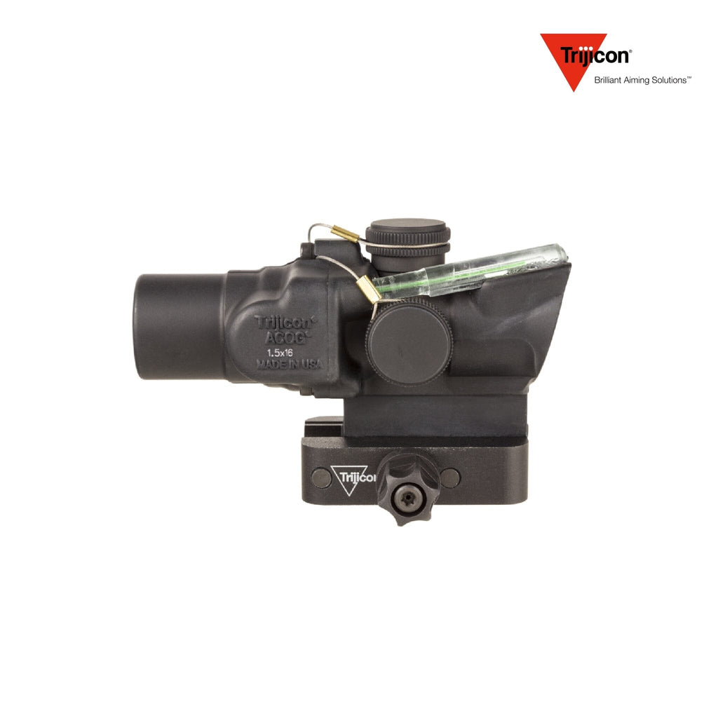 Trijicon 1.5×16S Compact ACOG Riflescope Green Ring & 2 MOA Center Dot Reticle Rifle Scope Trijicon 