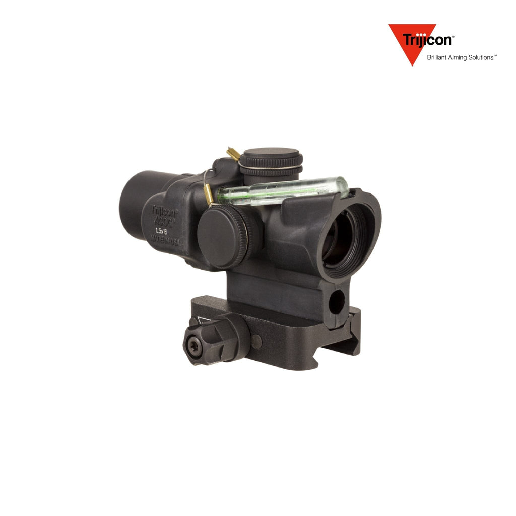 Trijicon 1.5×16S Compact ACOG Riflescope Green Ring & 2 MOA Center Dot Reticle Rifle Scope Trijicon 