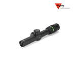 Trijicon AccuPoint 1-4x24 LPVO Rifle Scope Fiber Optic Tritium Green Dot Standard Duplex Crosshair, SKU TR24-C-200071