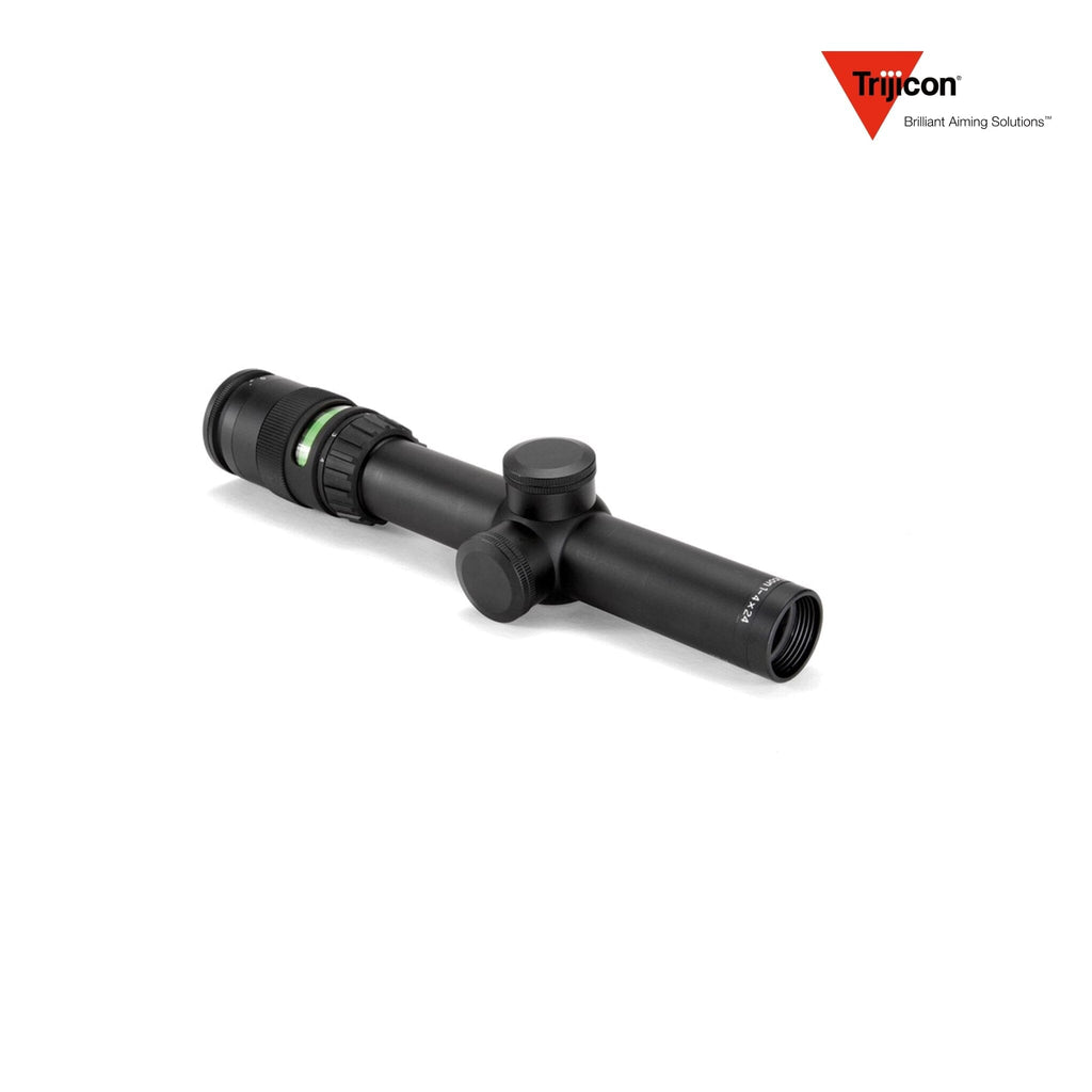 Trijicon AccuPoint 1-4x24 Riflescope Green Triangle Post Reticle Rifle Scope Trijicon 