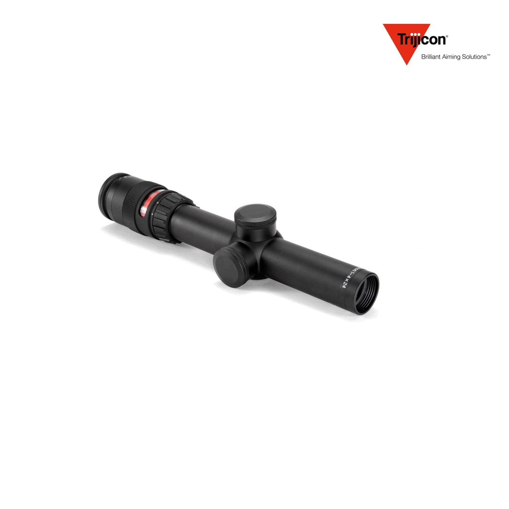 Trijicon AccuPoint 1-4x24 Riflescope Red Triangle Post Reticle Rifle Scope Trijicon 