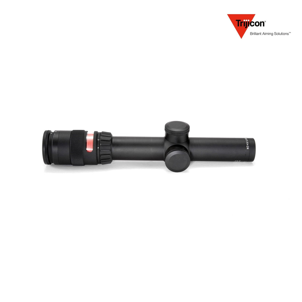 Trijicon AccuPoint 1-4x24 Riflescope Red Triangle Post Reticle Rifle Scope Trijicon 