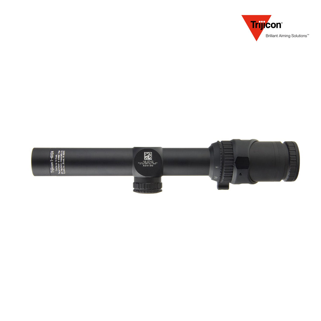Trijicon AccuPoint 1-6x24 LPVO Rifle Scope Fiber Optic Tritium Amber BAC Triangle Post, product image 3