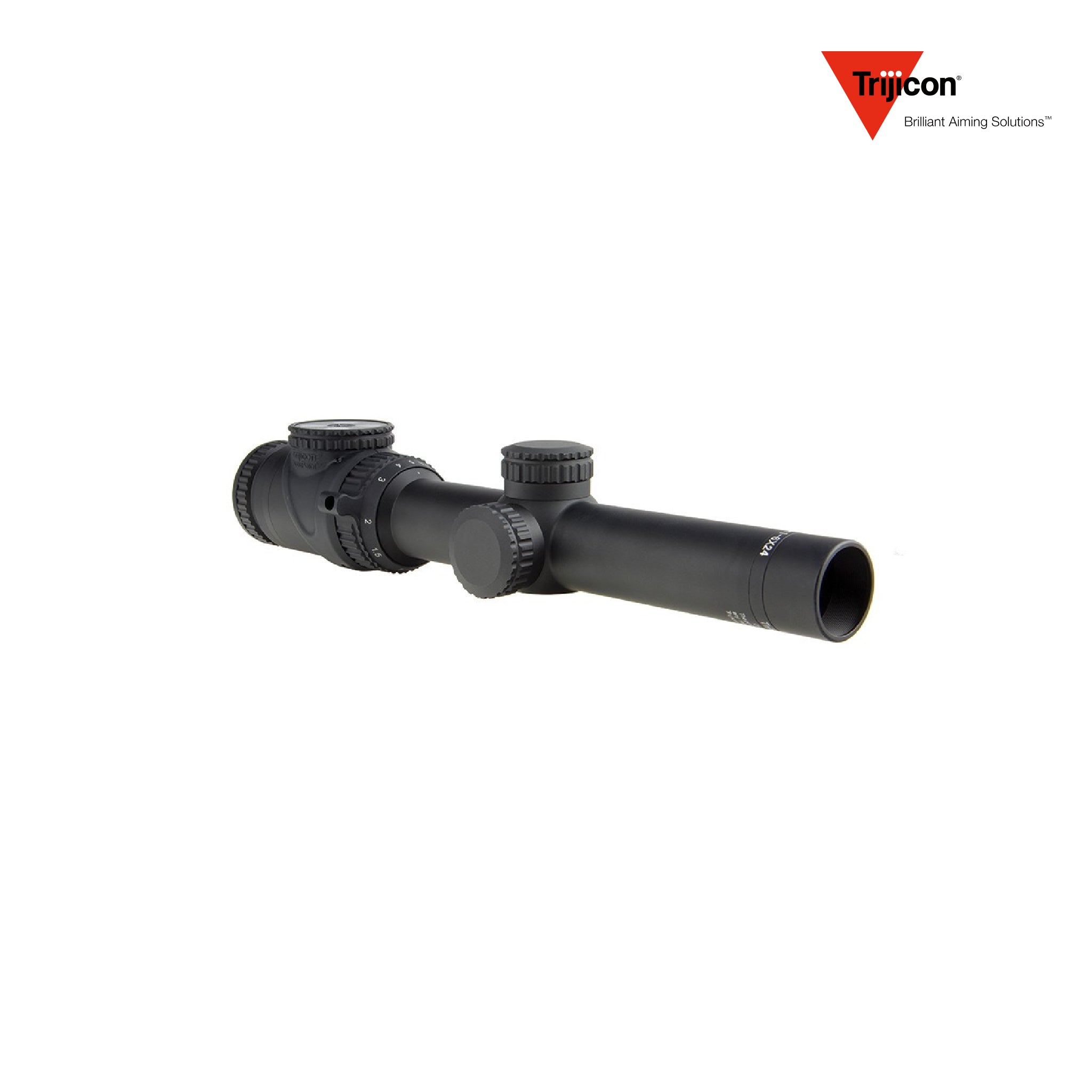 Trijicon AccuPoint 1-6x24 LPVO Rifle Scope Fiber Optic Tritium Green BAC Triangle Post, product image 4