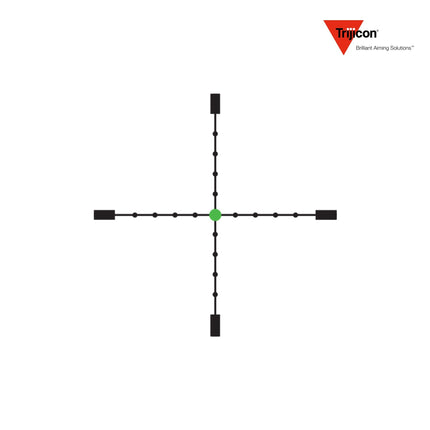 Trijicon AccuPoint 1-6x24 Rifle Scope MIL-Dot Crosshair w/ Green Dot Reticle LPVO Rifle Scope Trijicon 