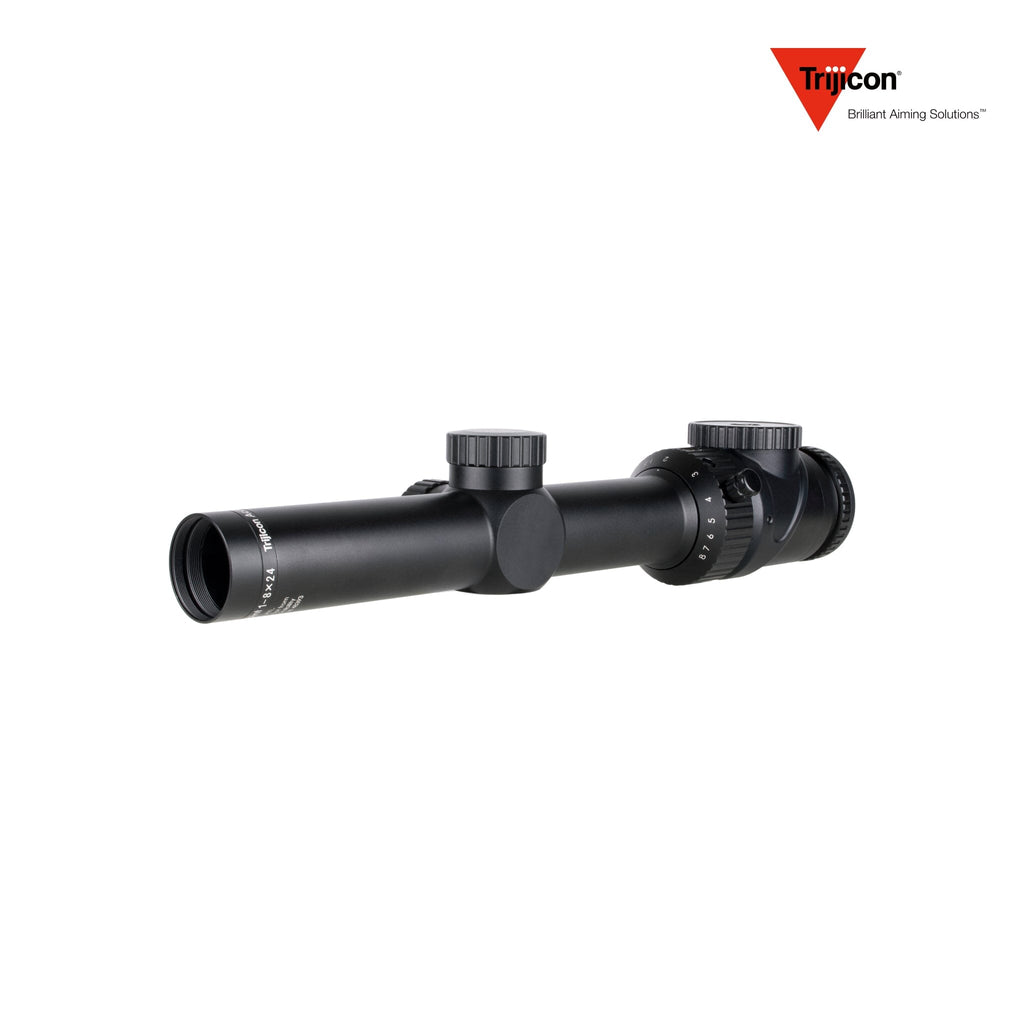 Trijicon AccuPoint 1-8x24 LPVO Rifle Scope Red Triangle Post BAC Reticle, SKU TR35-C-200184