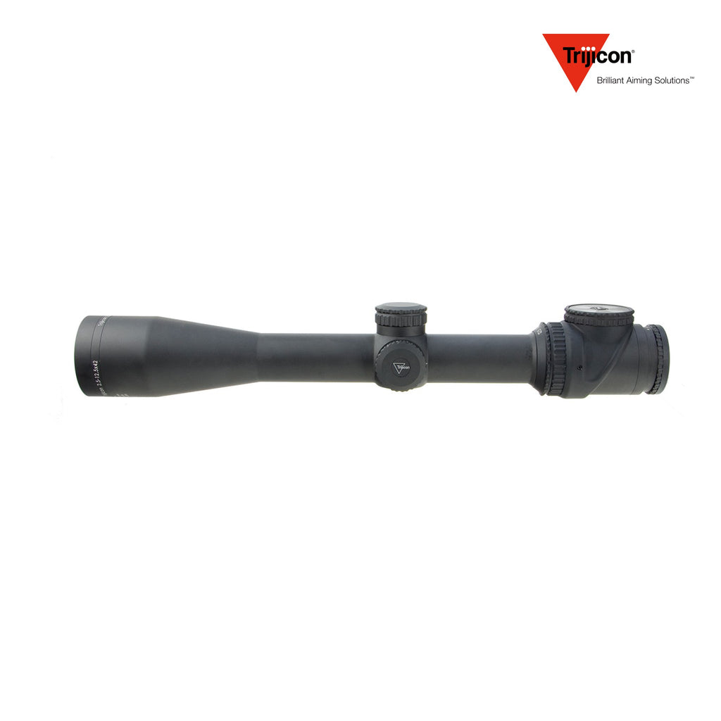 Trijicon AccuPoint 2.5-12.5x42 Rifle Scope Fiber Optic Tritium Green BAC Triangle Post, product image 3