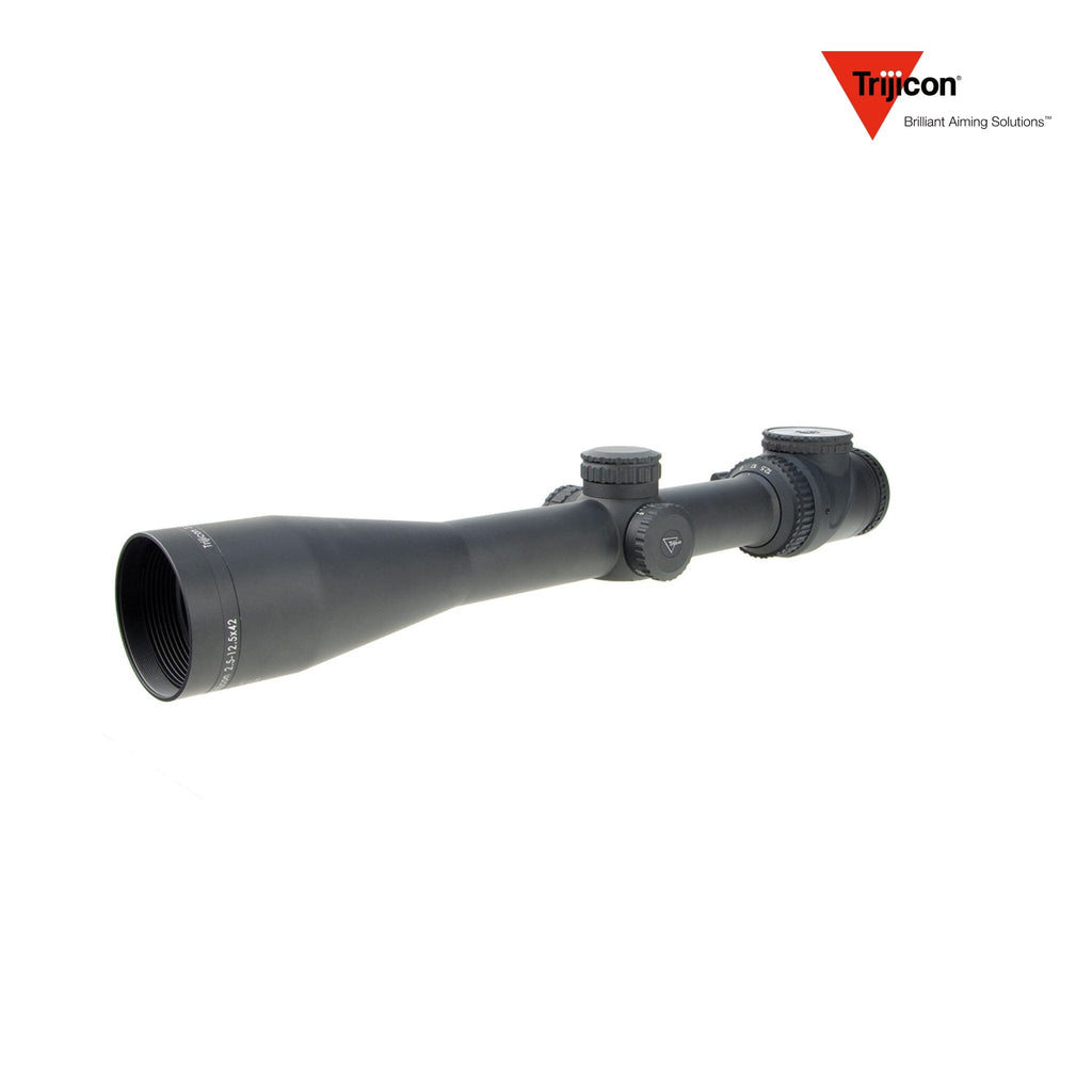 Trijicon AccuPoint 2.5-12.5x42 Riflescope Green Dot MIL-Dot Crosshair, SKU TR26-C-200110