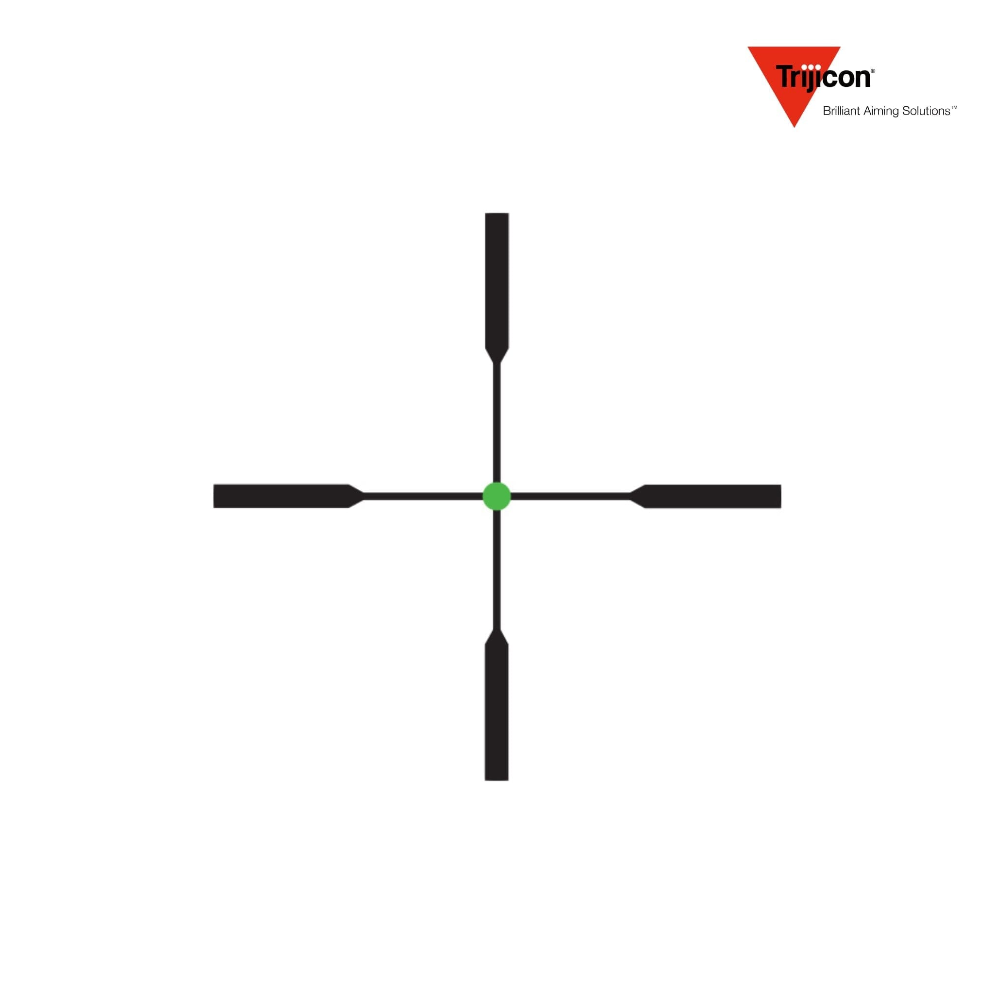 Trijicon AccuPoint 2.5-10×56 Riflescope Duplex Crosshair with Green Dot Reticle Rifle Scope Trijicon 