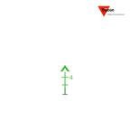 Trijicon ACOG 3x30 Rifle Scope Green Chevron BDC .223 62gr, Green Chevron BDC reticle diagram