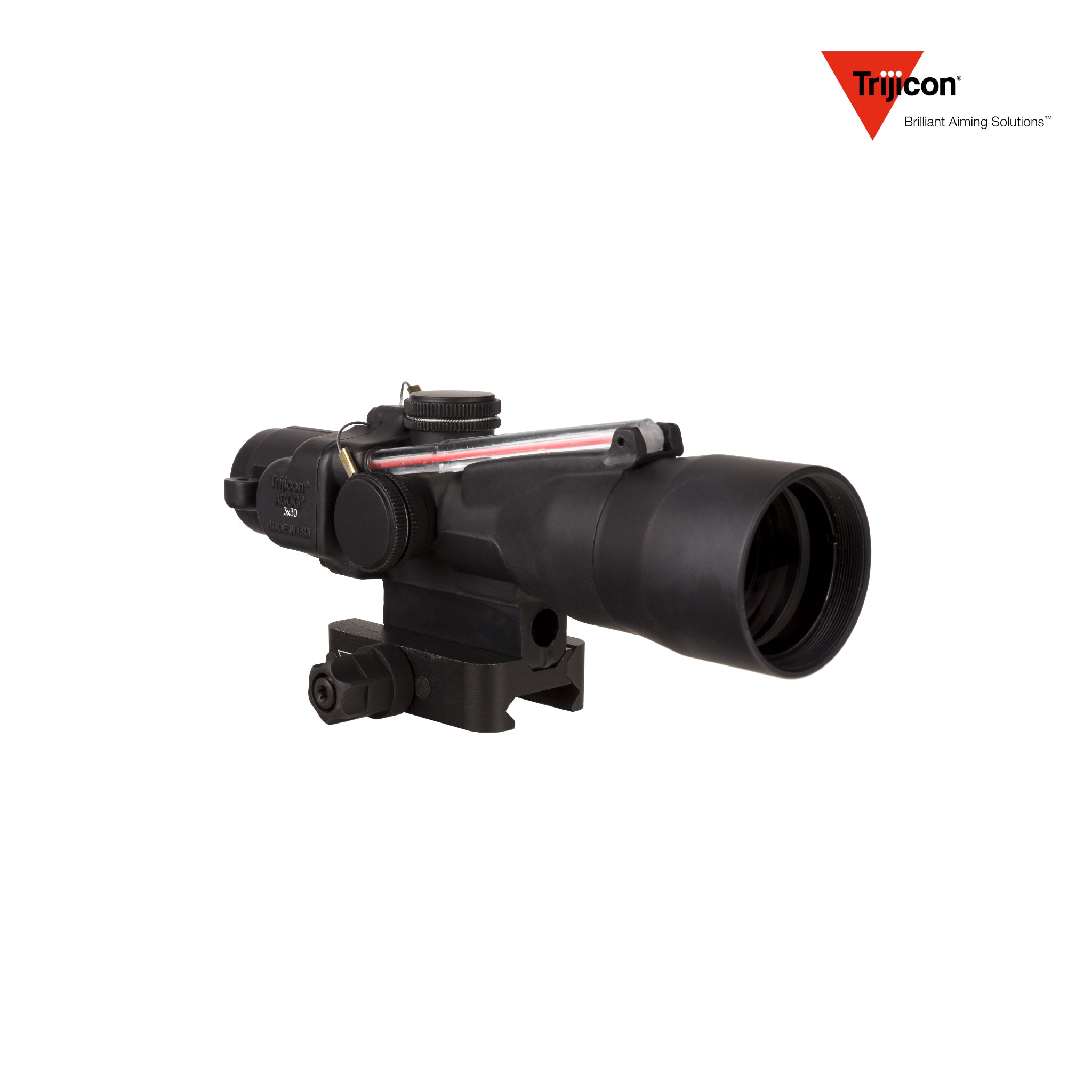 Trijicon ACOG 3x30 Rifle Scope Red Chevron BDC .223 62gr, SKU TA33-C-400378