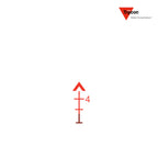 Trijicon ACOG 3x30 Rifle Scope Red Chevron BDC .223 62gr, Red Chevron BDC .223 62gr reticle diagram