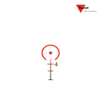 Trijicon ACOG 3x30 Rifle Scope Red Horseshoe Dot BDC 7.62x39 123gr, Red Horseshoe Dot BDC reticle diagram