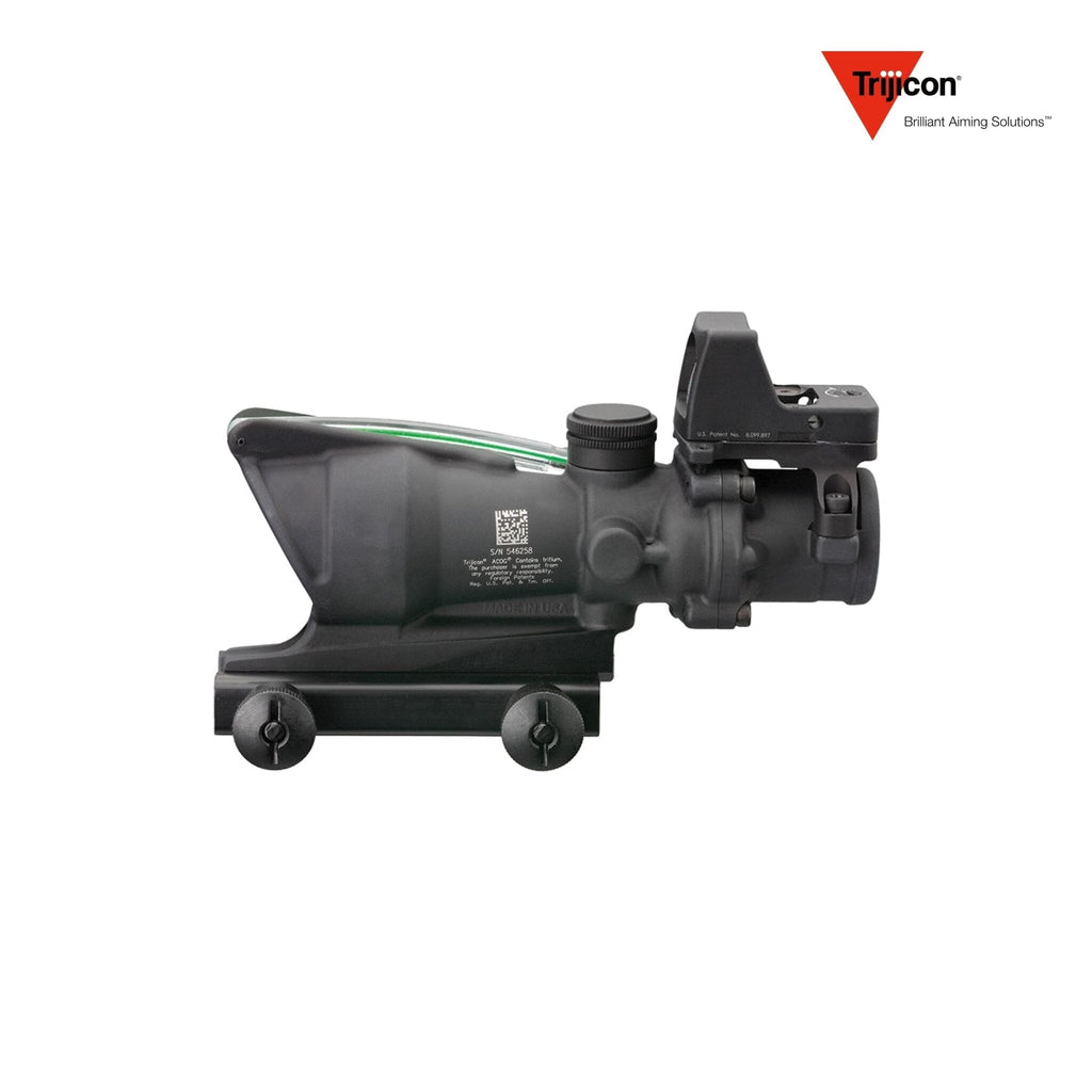 Trijicon ACOG 4×32 BAC Riflescope .223/5.56 BDC Green Chevron Reticle with RMR Rifle Scope Trijicon 