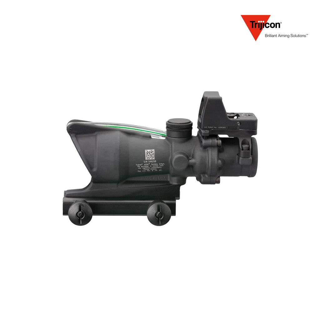 Trijicon ACOG 4x32 Rifle Scope with RMR Red Dot Sight Green Crosshair .223 5.56 BDC, product image 4