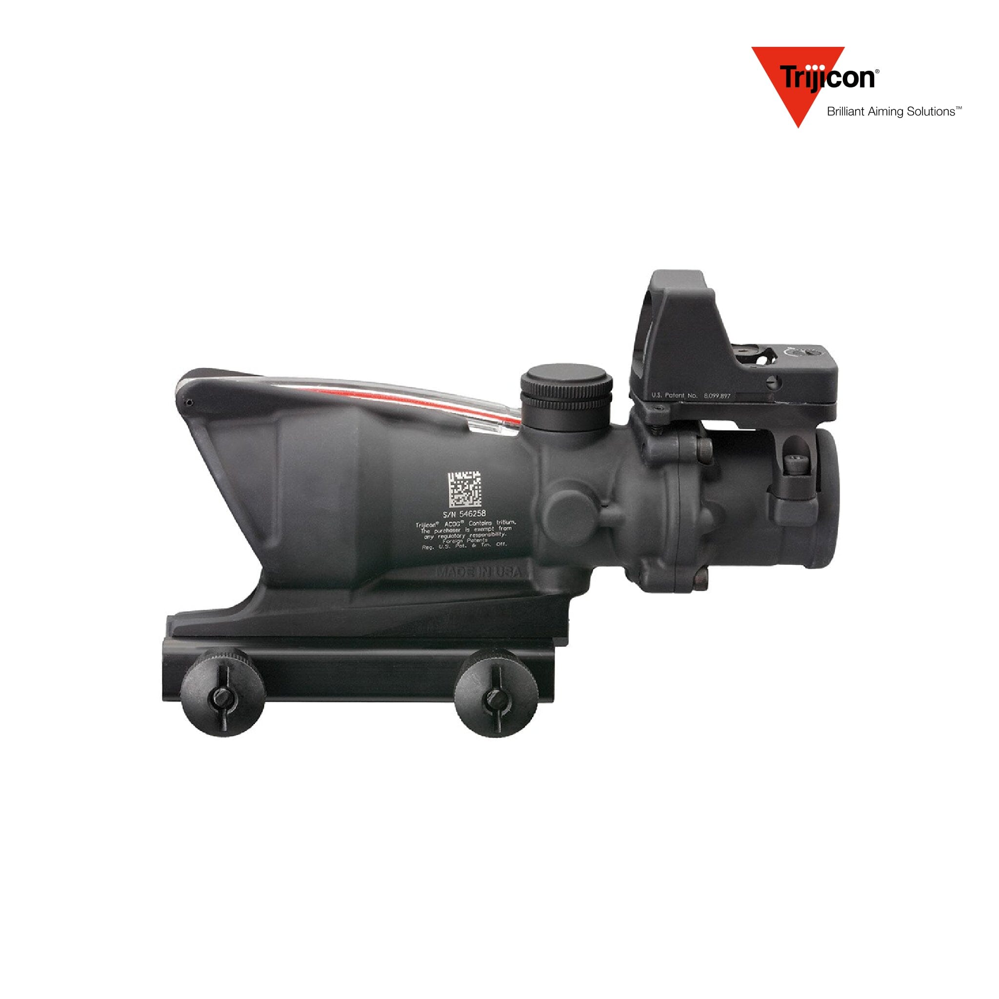 Trijicon ACOG 4x32 Rifle Scope Red Chevron BDC .223 5.56 with RMR Type 2, product image 4