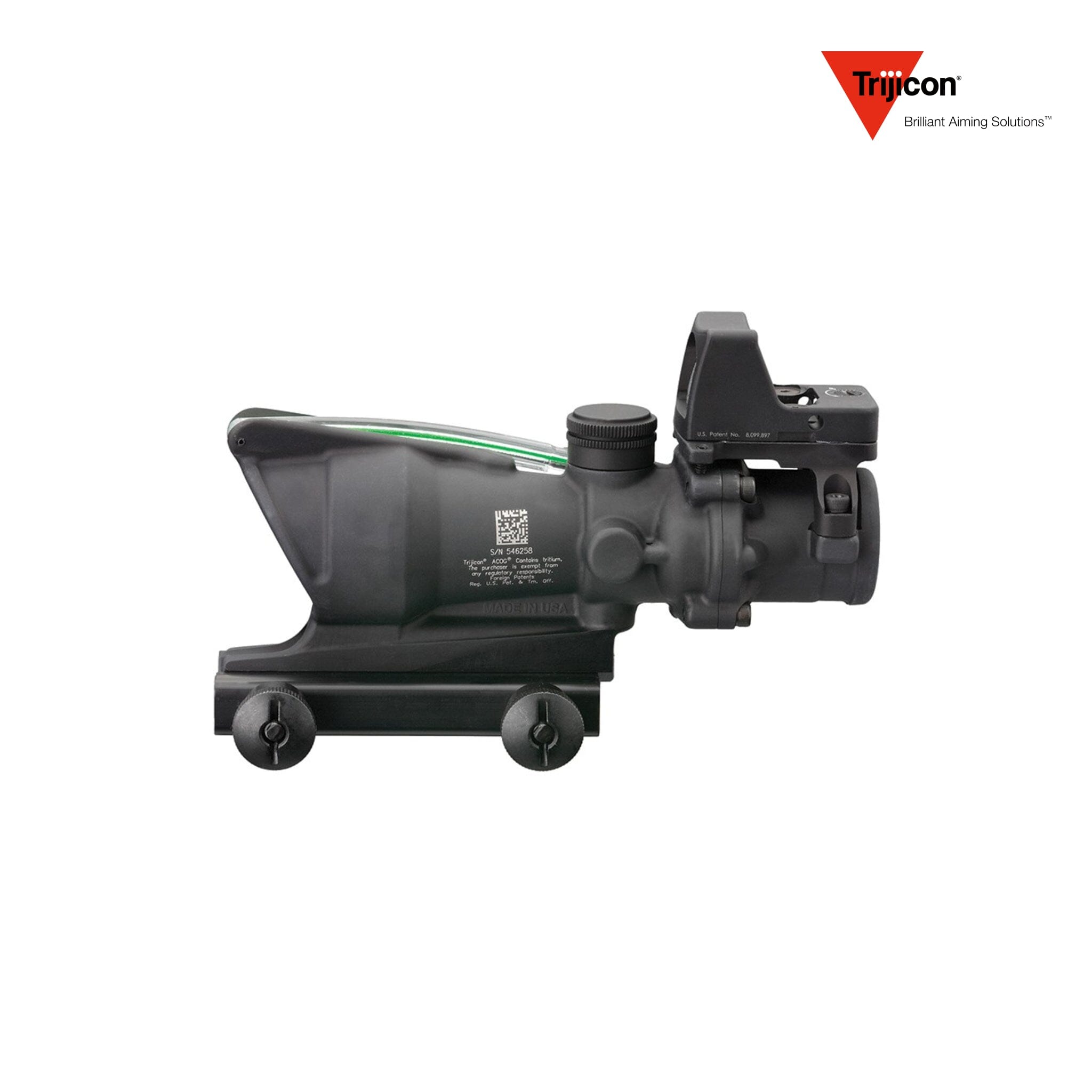 Trijicon ACOG 4x32 Rifle Scope Red Chevron BDC .223 5.56 with RMR Type 2, product image 7