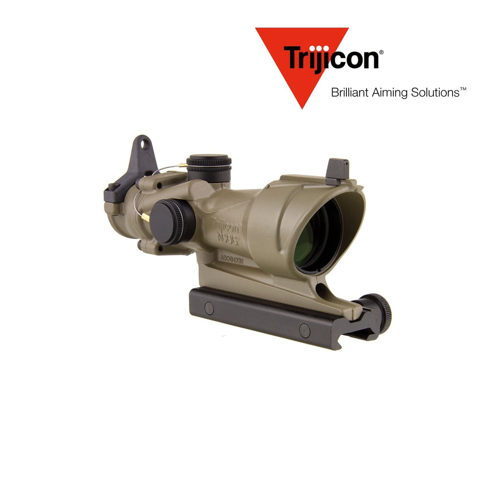 Trijicon ACOG 4x32 Riflescope Dual Illuminated Amber Crosshair .223 5.56 BDC Flat Dark Earth, SKU TA01-D-100319