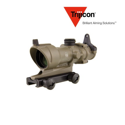 Trijicon ACOG 4x32 Tritium Rifle Scope .223/5.56 BDC Amber Crosshair Reticle FDE ACOG Rifle Scope Trijicon 