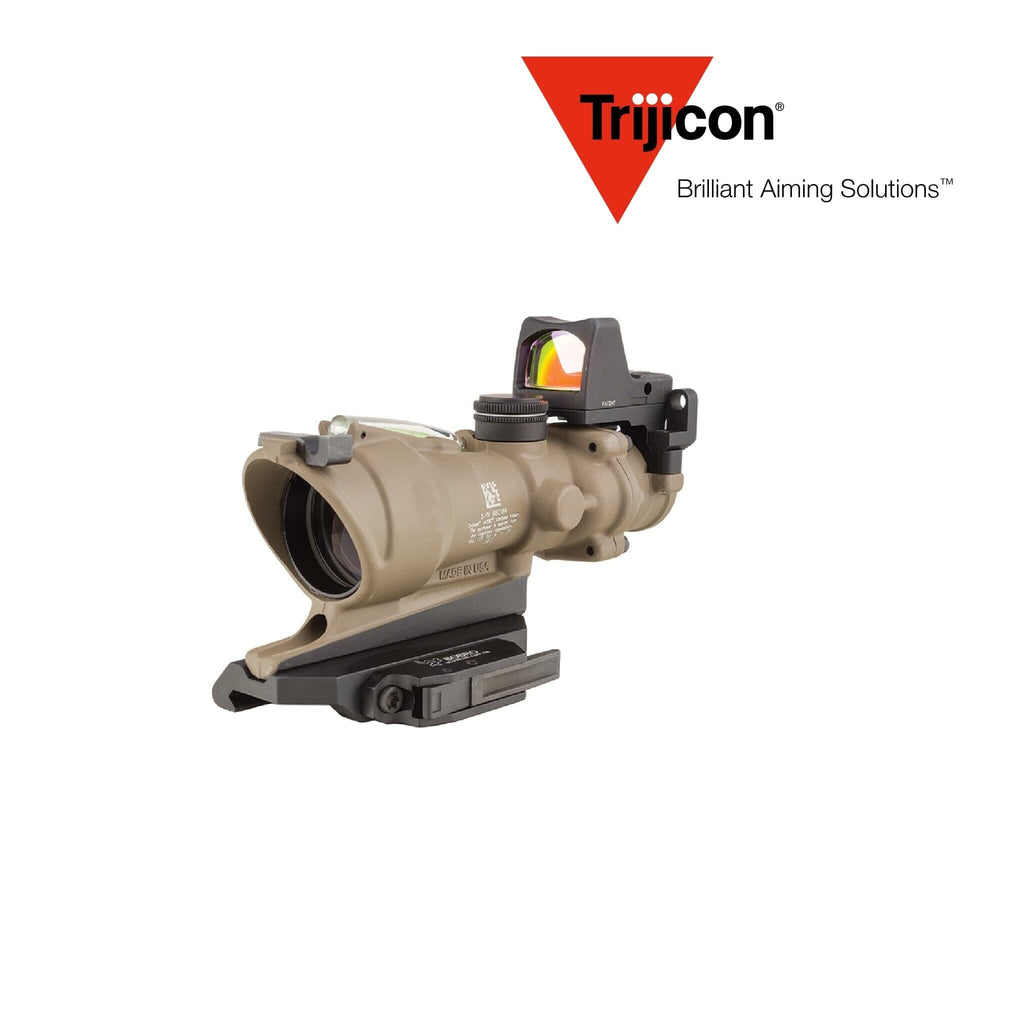 Trijicon ACOG ECOS 4x32 Dual-Illuminated Riflescope with RMR Type 2 Green Crosshair BDC Flat Dark Earth, product image 2