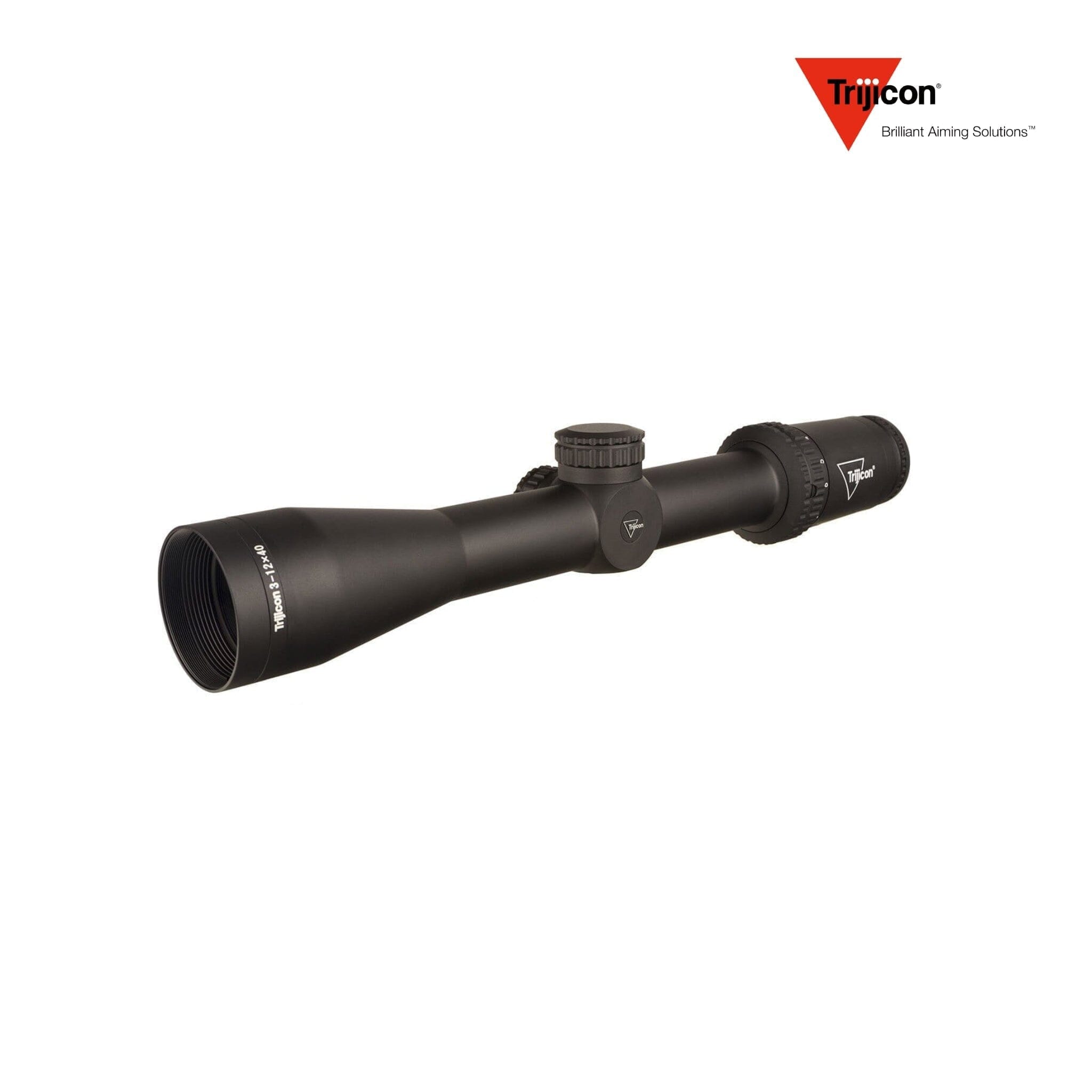 Trijicon Ascent 3-12x40 SFP Riflescope Black BDC Target Holds, SKU AT1240-C-2800002